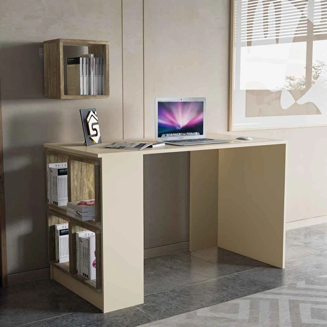 Compact & Stylish Study Desk – First-Class MDF with Hydraulic Hinges