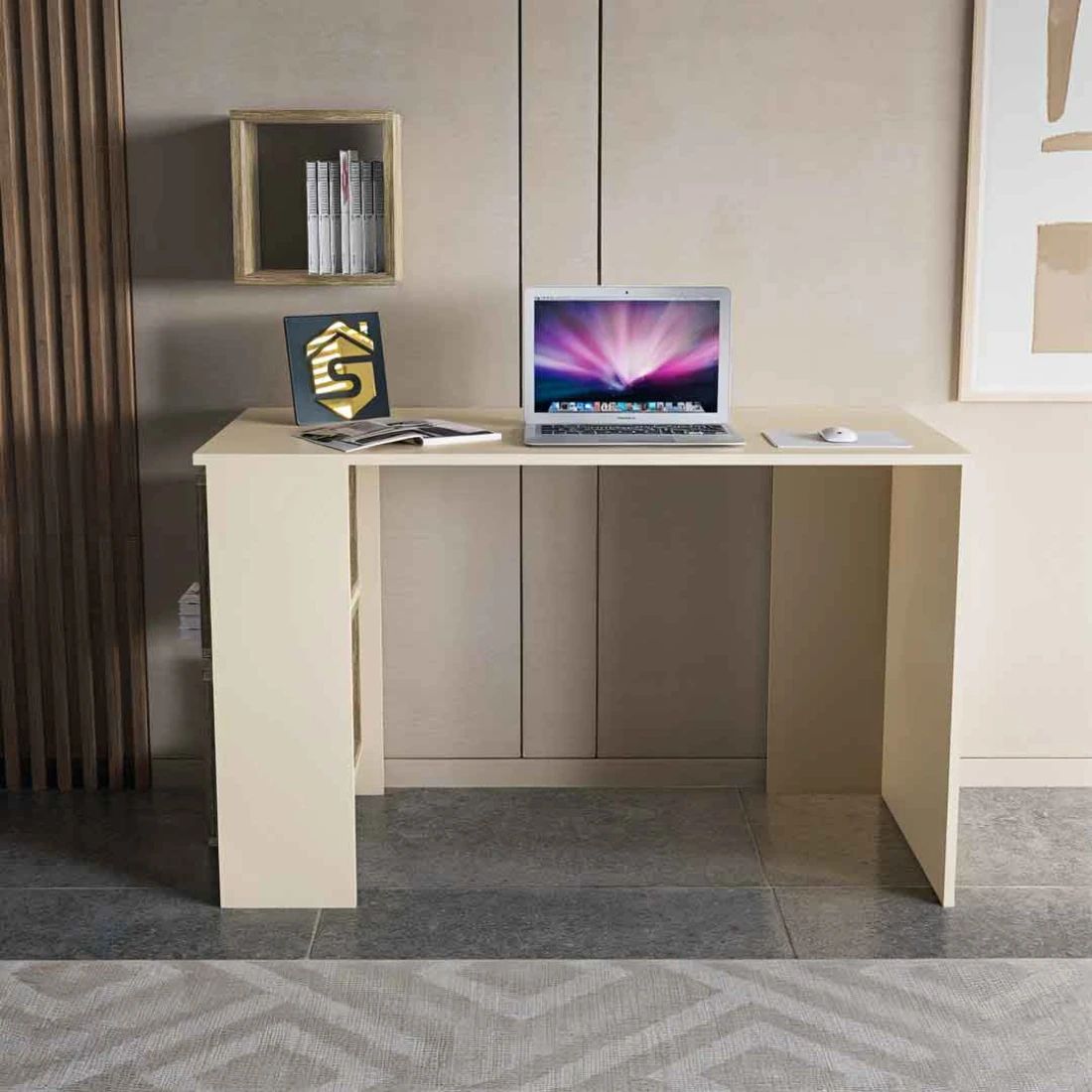 Compact & Stylish Study Desk – First-Class MDF with Hydraulic Hinges